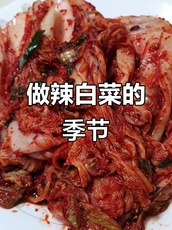 韩国辣白菜的最佳季节,味道超赞!