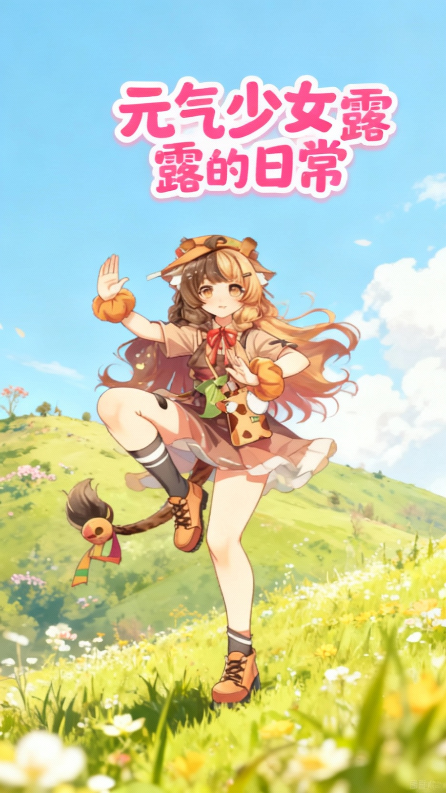 动漫女孩露露的活泼日常