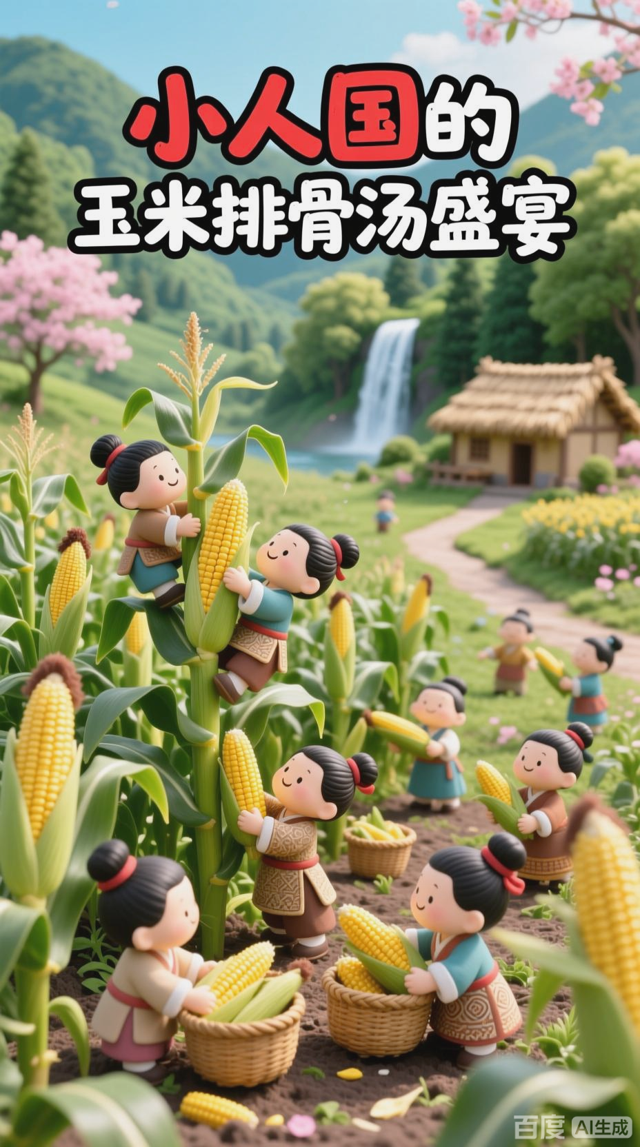 小人国玉米排骨汤制作记