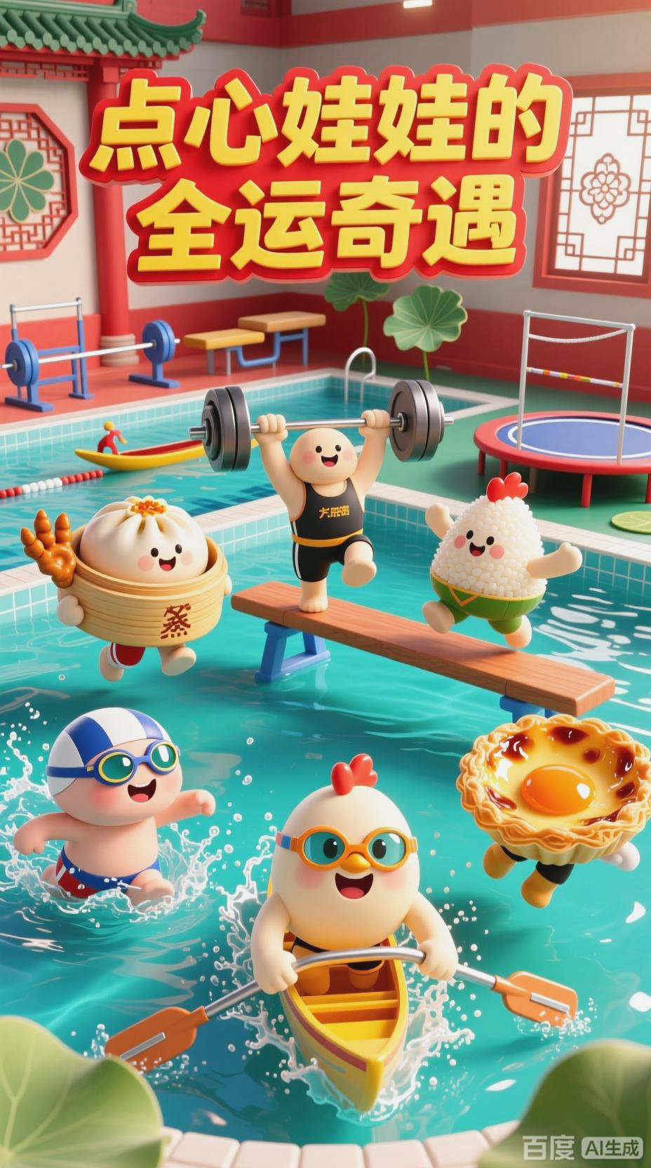 广州点心娃娃,全运会新风采