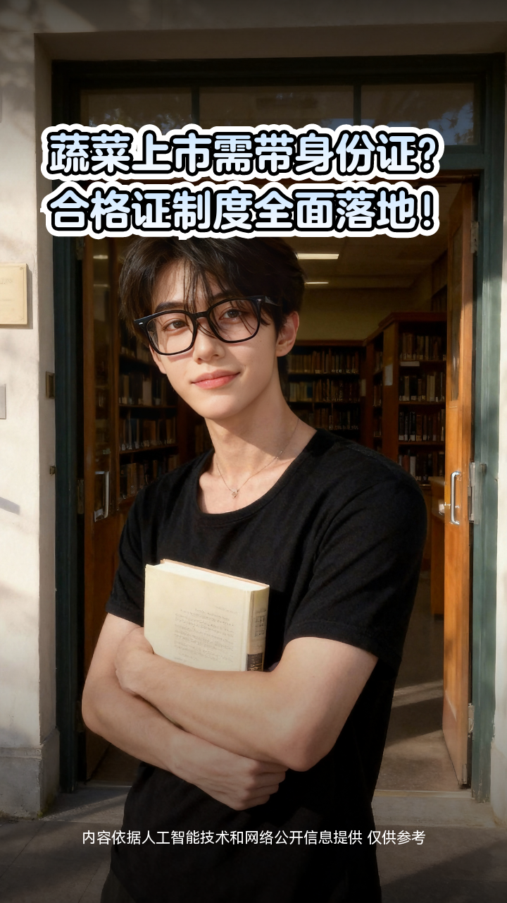 蔬菜上市需带身份证？合格证制度全面落地！