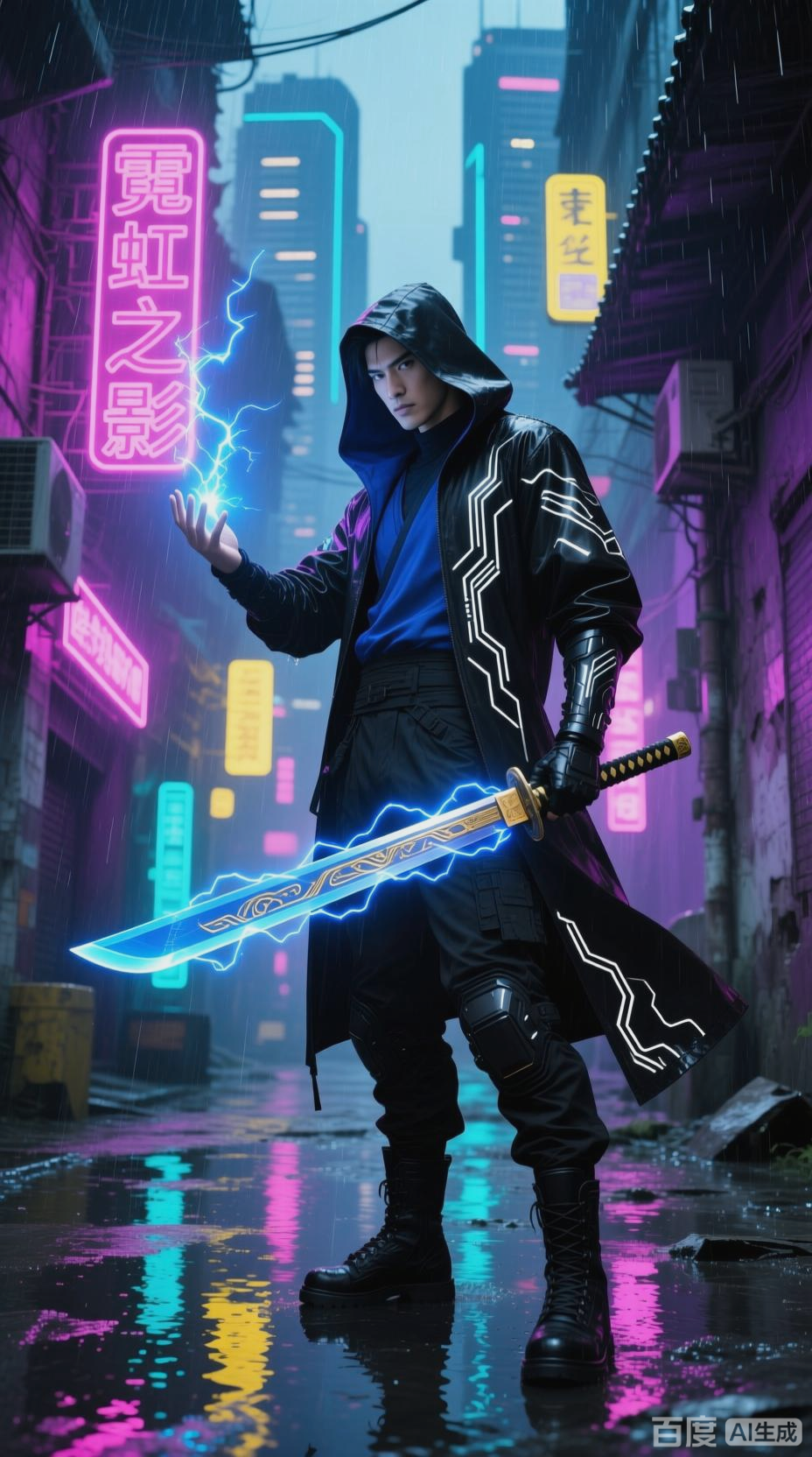 霓虹之影:赛博朋克武侠世界