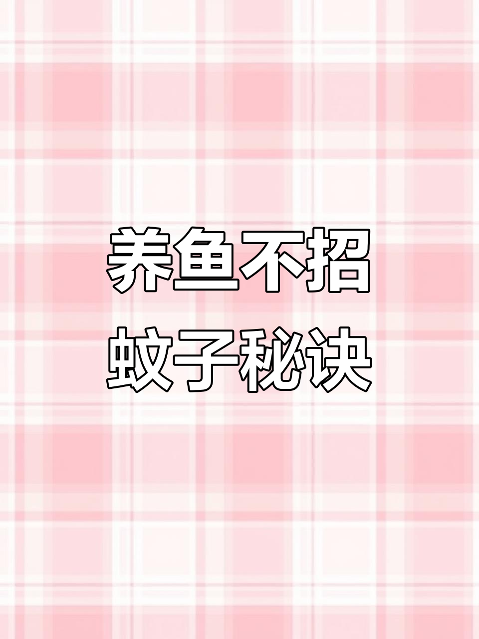 古法养鱼如何避免蚊子滋生?食蚊鱼的秘密武器