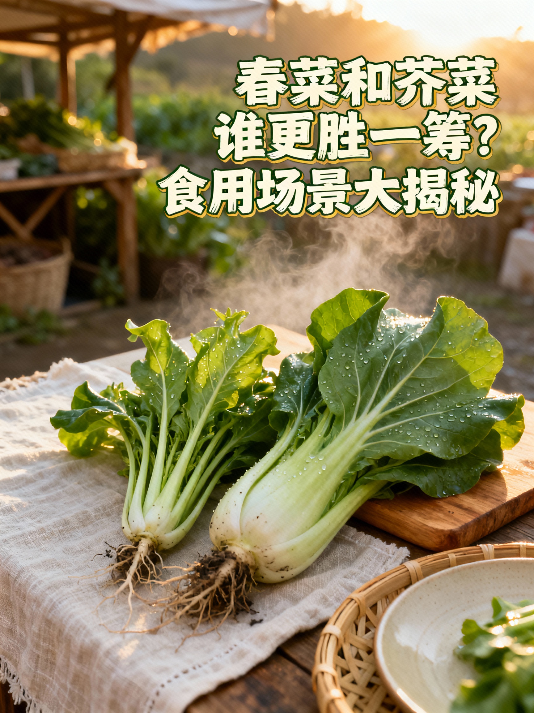 春菜和芥菜谁更胜一筹?食用场景大揭秘