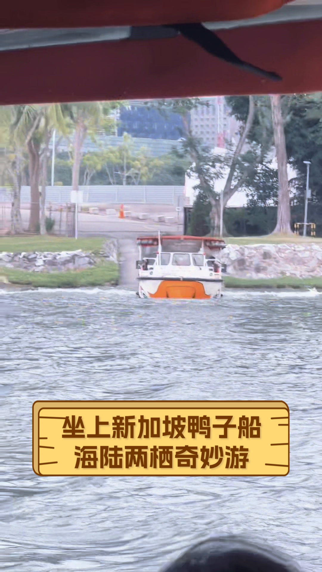 坐上新加坡鸭子船,海陆两栖奇妙游