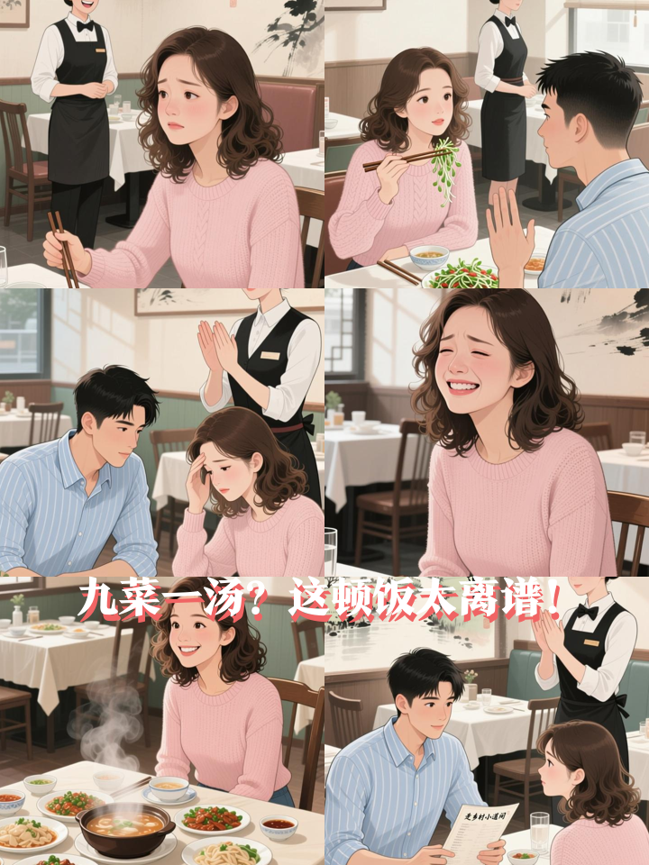 相亲宴上九菜一汤，结果全是“梗”！