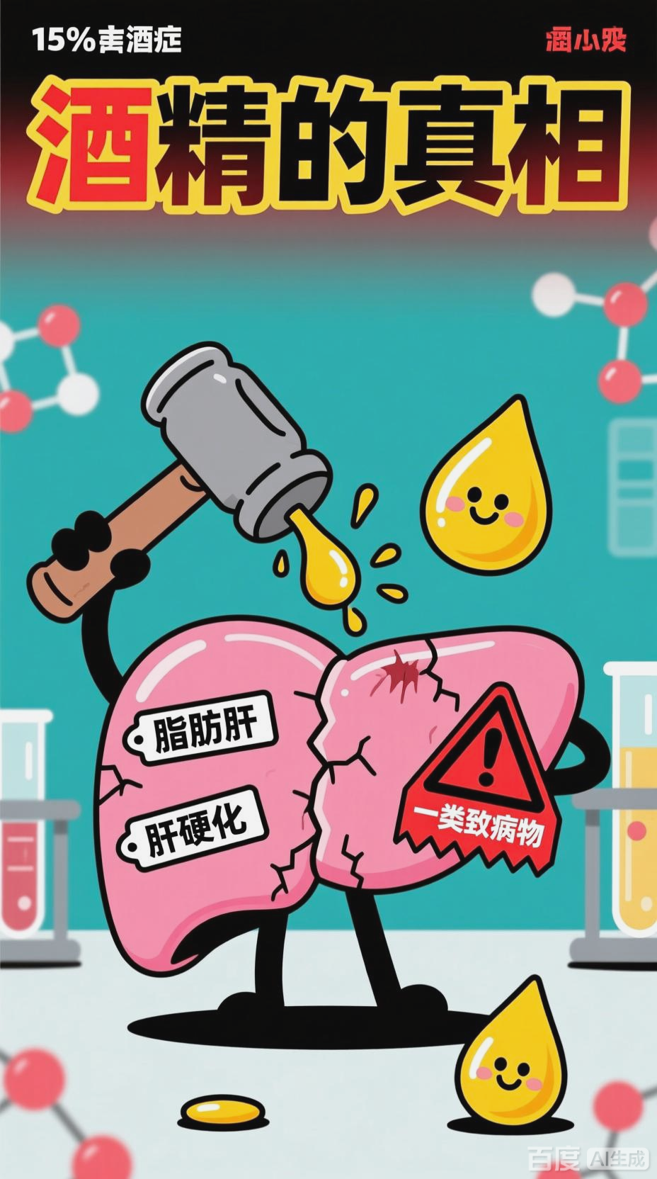 酒精危害：从脂肪肝到致癌物