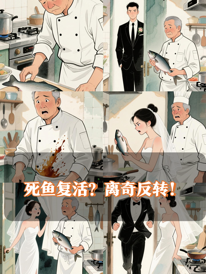 婚礼现场惊现死鱼，新娘一句话让全场炸锅！