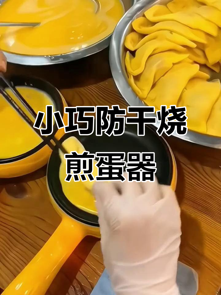 宿舍神器！插电煎蛋器防干烧，迷你小锅煮蛋不粘