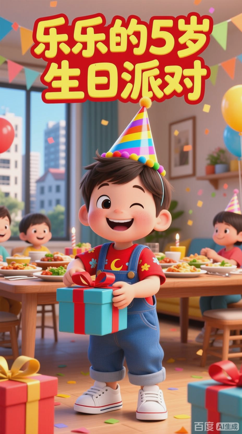 小朋友的欢乐生日派对