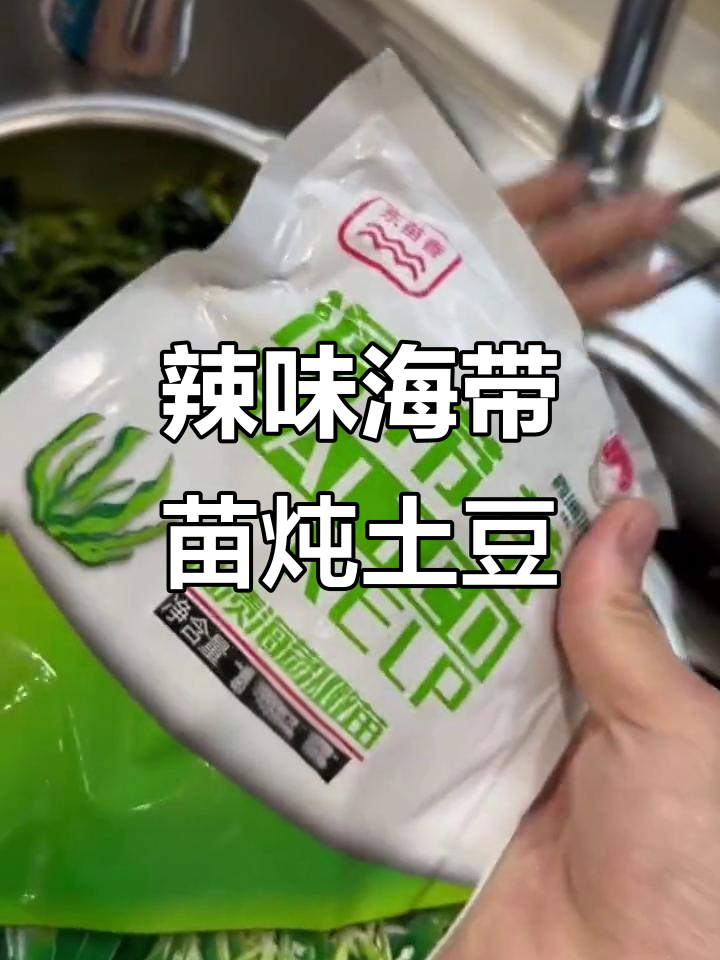 海带苗炖土豆,鲜香十足!盐渍海带苗做法大揭秘