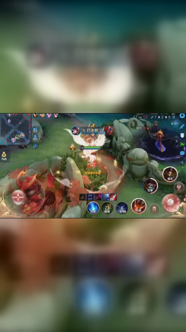 王者荣耀 职业选手视觉盛宴 点头像看野王打龙终极教学