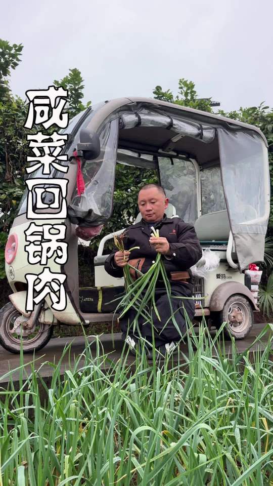 坛子里的老咸菜炒肉这味道确实香