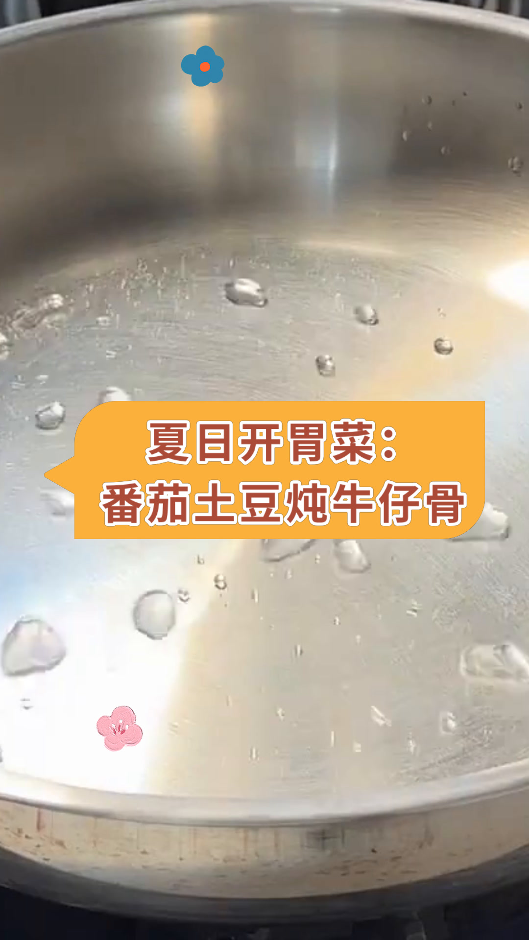 夏日开胃菜:番茄土豆炖牛仔骨