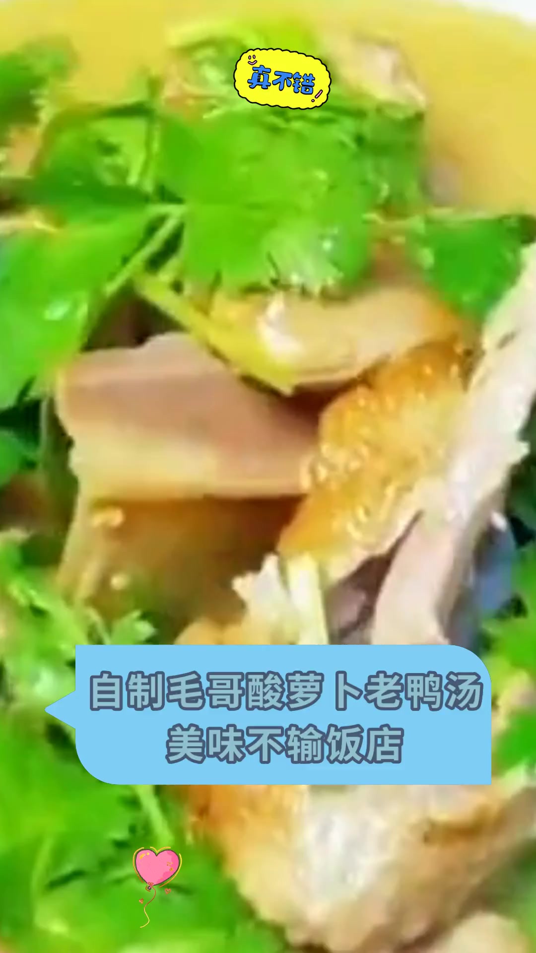 自制毛哥酸萝卜老鸭汤美味不输饭店