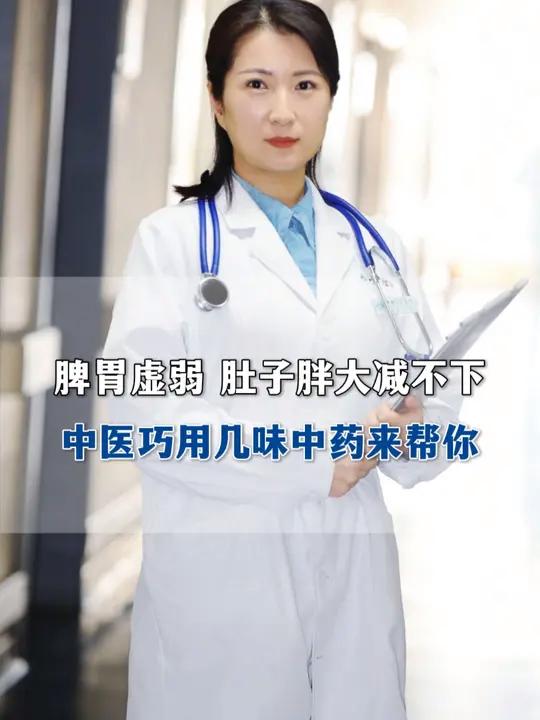 脾胃虚弱肚子胖大减不下,中医巧用几味中药来帮你