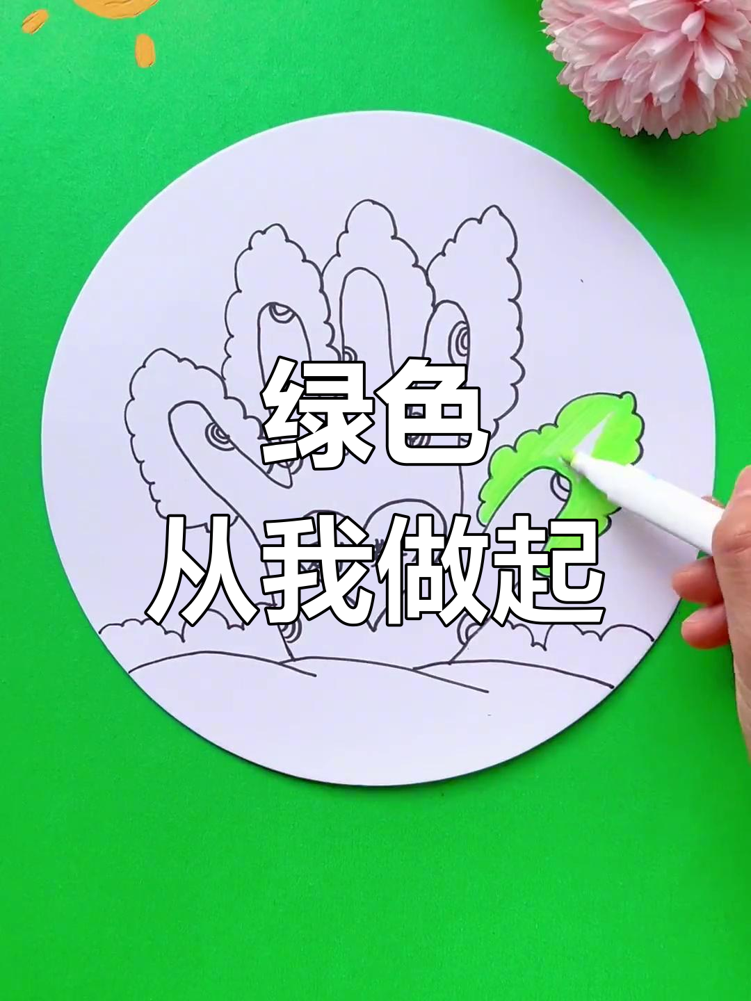 植树节来临,动手画一幅环保宣传画,守护每一片绿意!