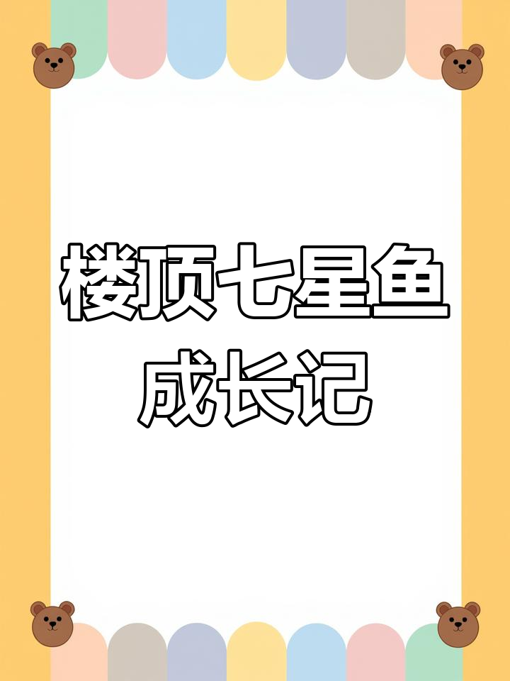 楼顶养七星鱼,看看这些“小家伙”长大了多少!