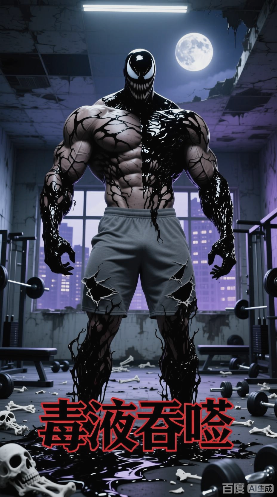 毒液附身,肌肉男的逆袭与伪装