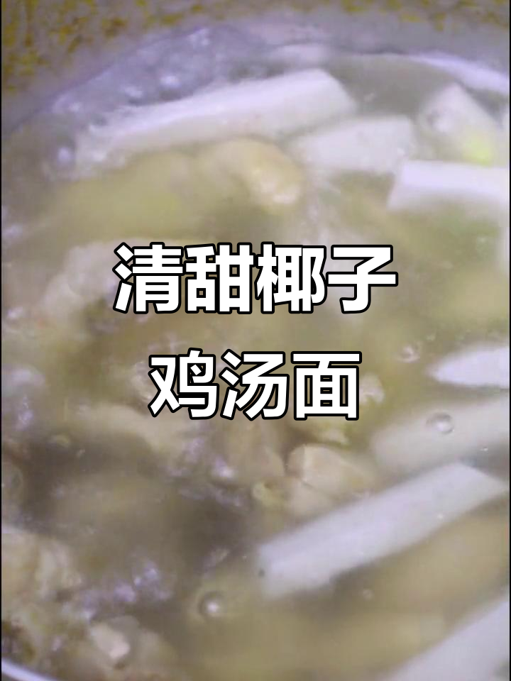 椰子鸡汤面,鲜嫩鸡肉搭配浓郁汤底,辣味十足让人停不下来