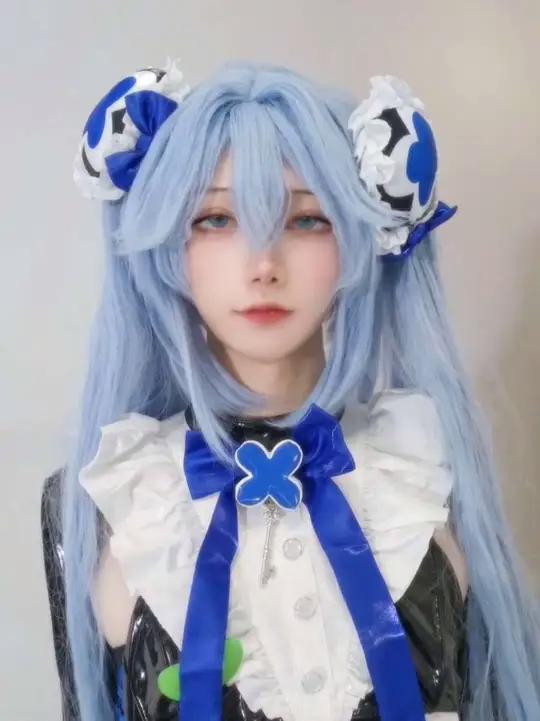 包子头,双马尾～