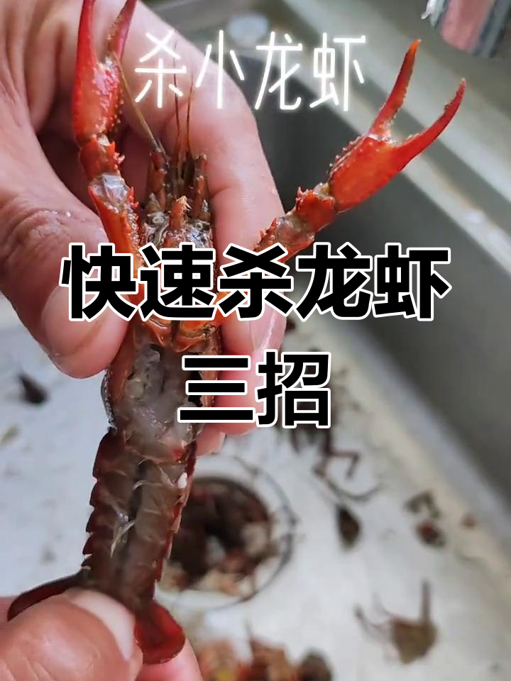 三步教你轻松杀小龙虾,简单又实用