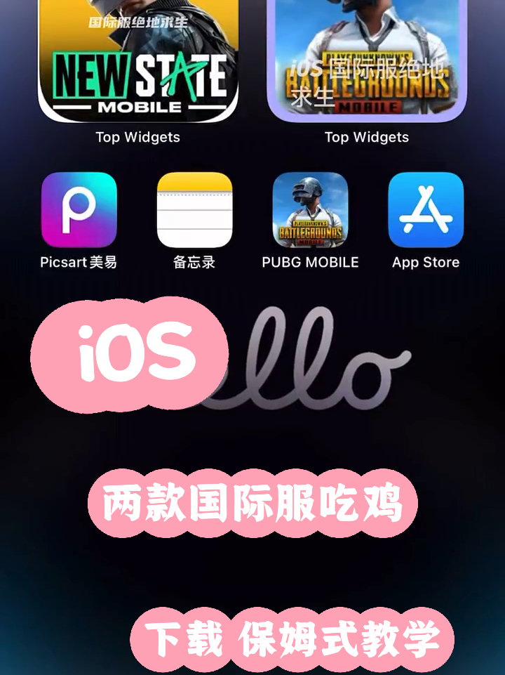 iOS 国际服PUBG 国际服吃鸡的时代