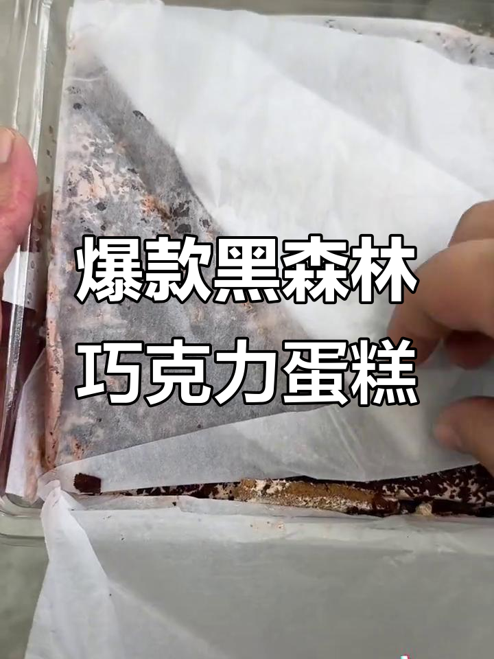 黑森林巧克力蛋糕测评,无滤镜真实试吃体验
