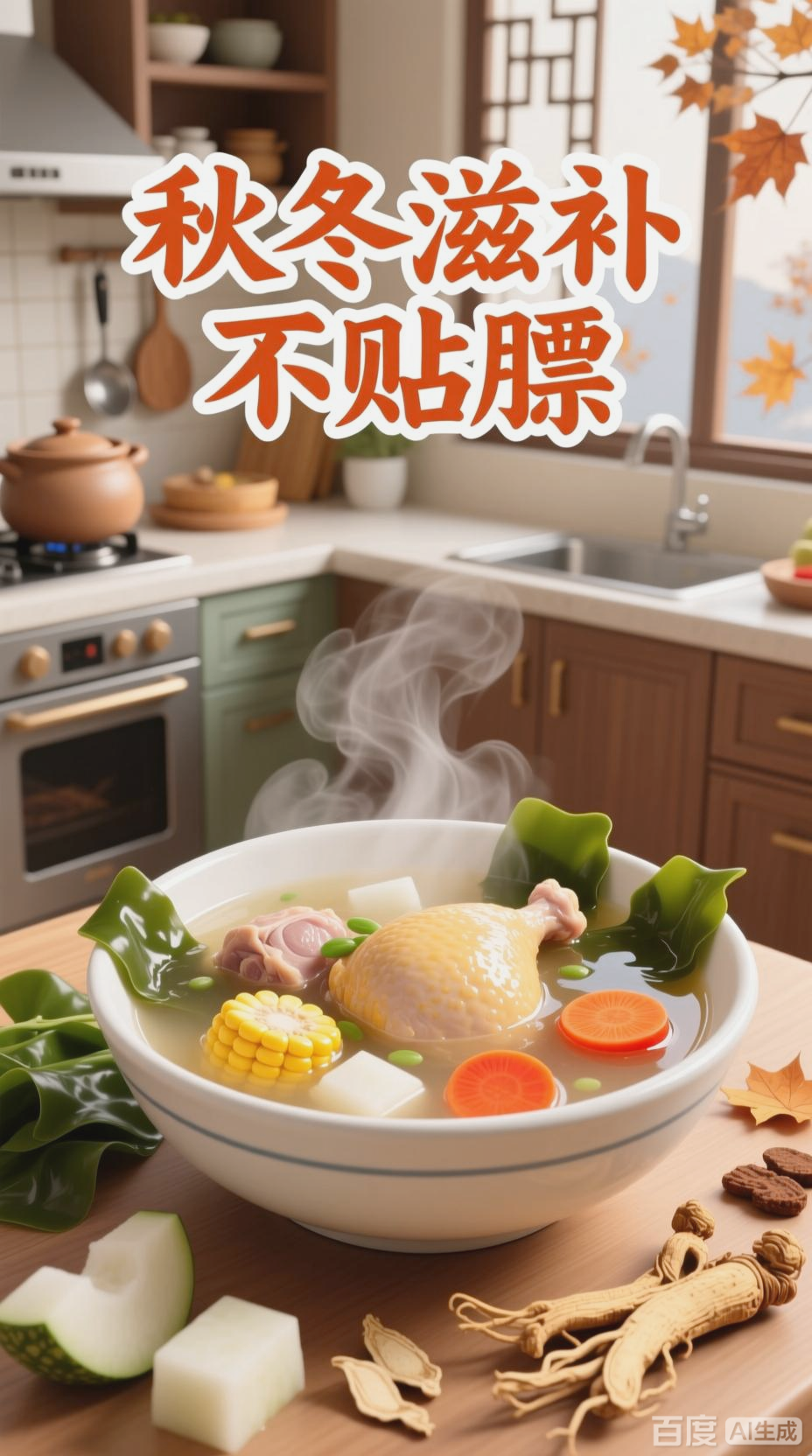 秋冬滋补,鸡肉汤的魔法变身