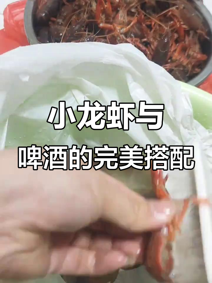 夏日下班必备：啤酒配小龙虾，轻松享受清凉时光