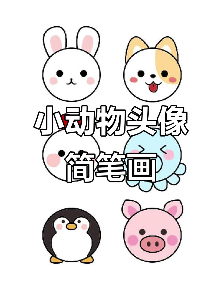 轻松画出小动物头像,圆形技巧大揭秘