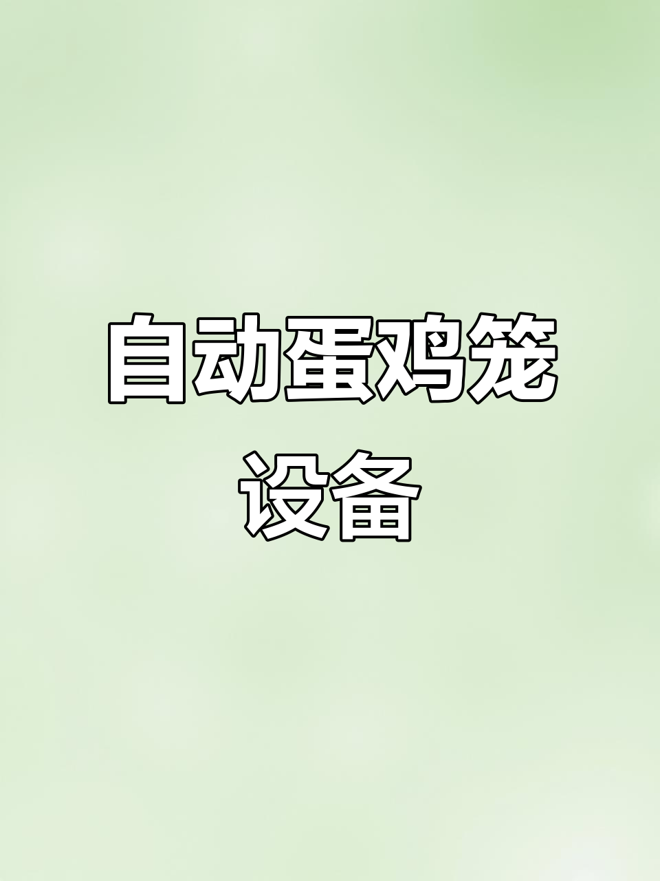 自动化蛋鸡笼，4+3模式高效养殖设备