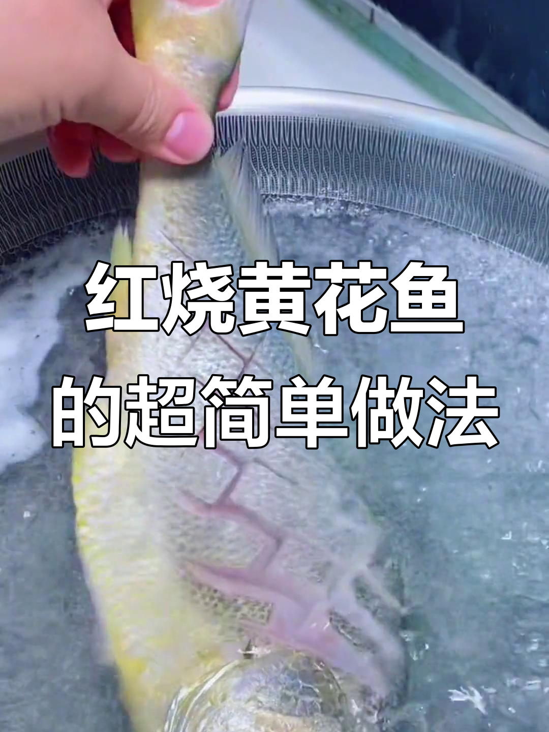 黄花鱼最简单又好吃的做法，轻松学会红烧焖煮技巧