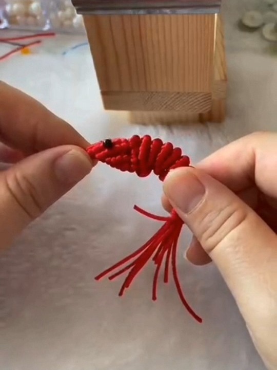 肖战 战虾 手工编织小飞虾详细教程(一)