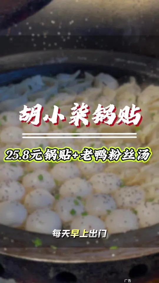 一份锅贴一碗老鸭粉丝汤,开启能量满满的一天