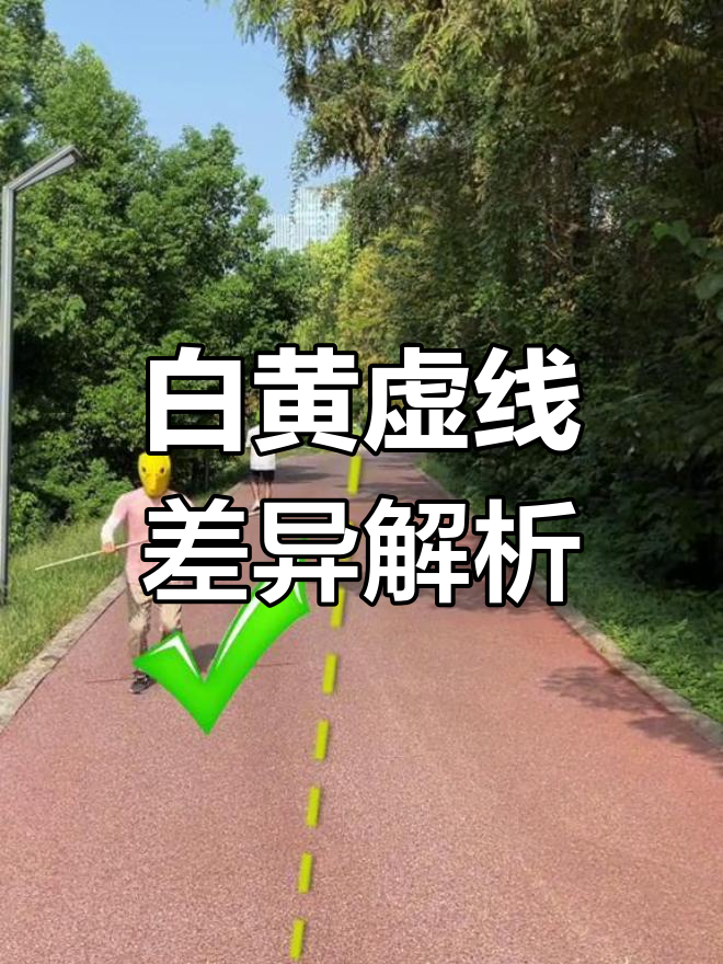 白色虚线与黄色虚线的区别,你知道吗?