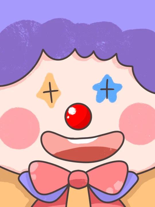 有手就能画的小丑壁纸Procreate绘画教程