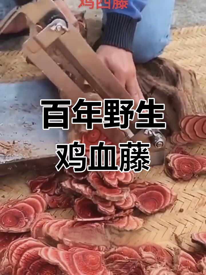 百年野生鸡血藤,煲汤泡酒皆宜,深山珍品