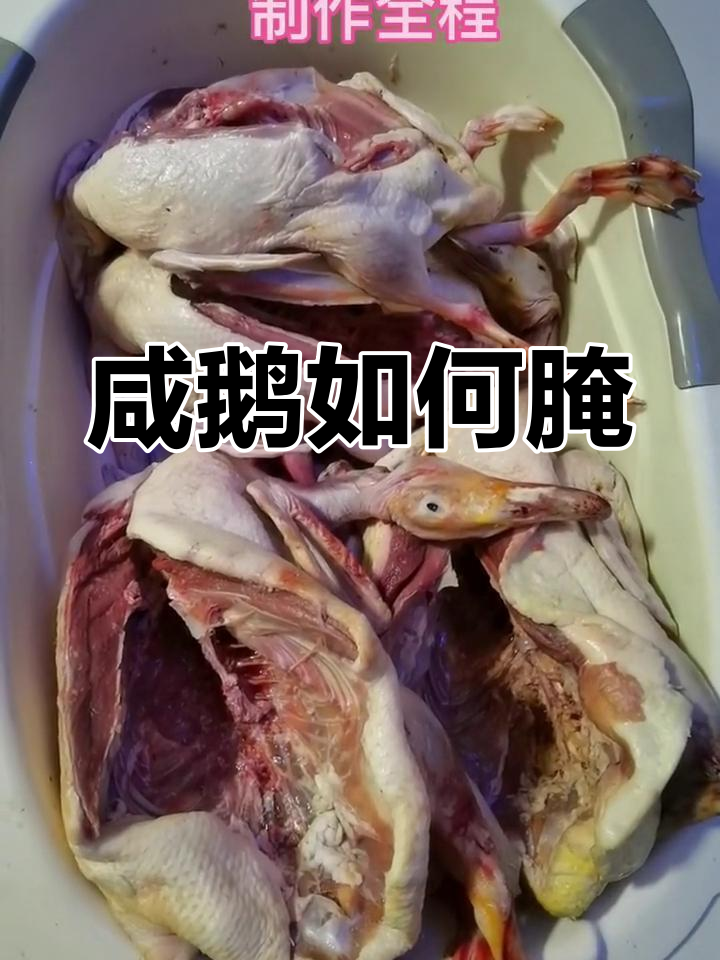 咸鹅腌制技巧大公开