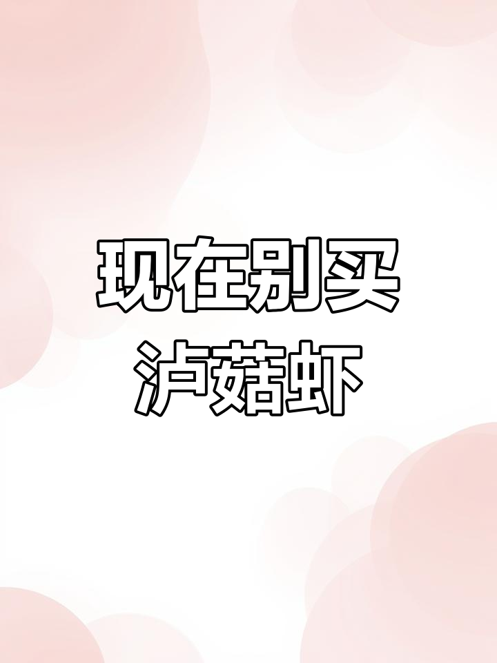 泸沽虾产籽期,肉少口感差,吃货们再忍耐一下