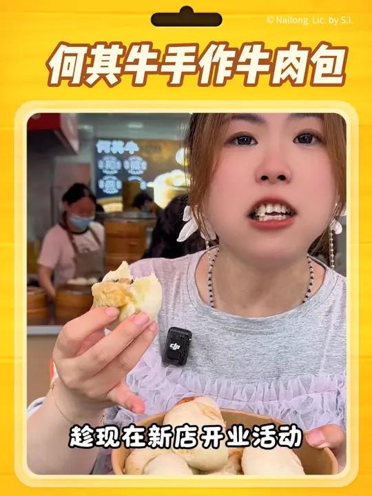 何其牛手作牛肉包9个馒头11块8,有3种口味