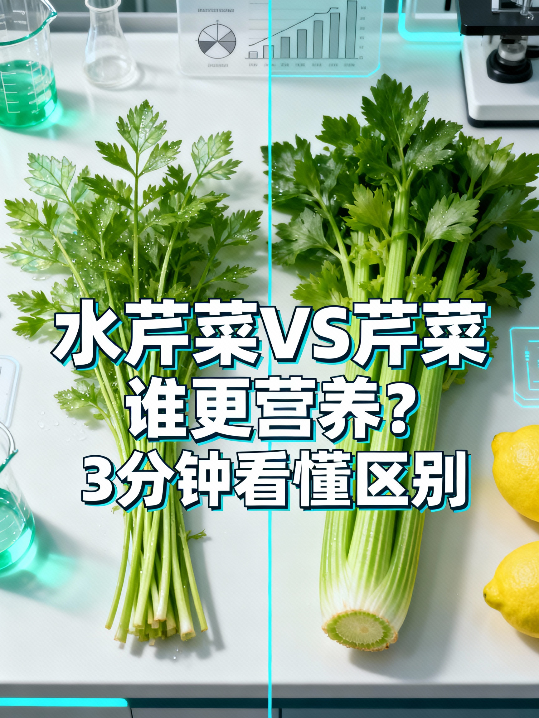 水芹菜和芹菜谁更营养？3分钟看懂区别