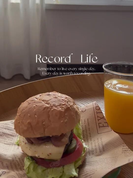 完美早餐在家做巨无霸美式汉堡