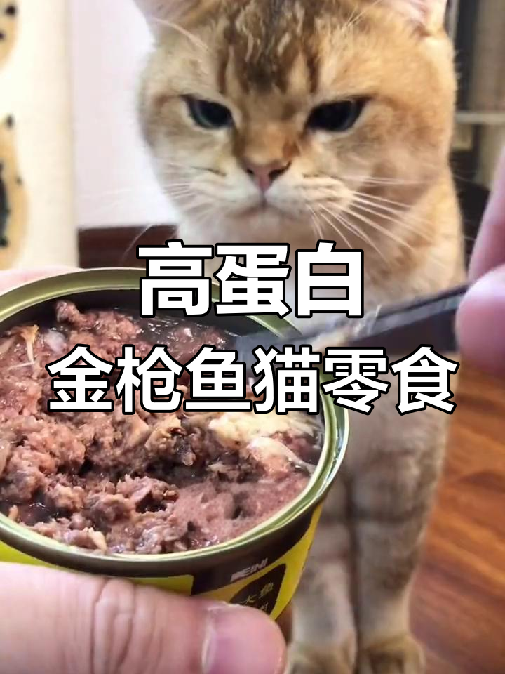 金枪鱼红肉猫罐头,营养更丰富