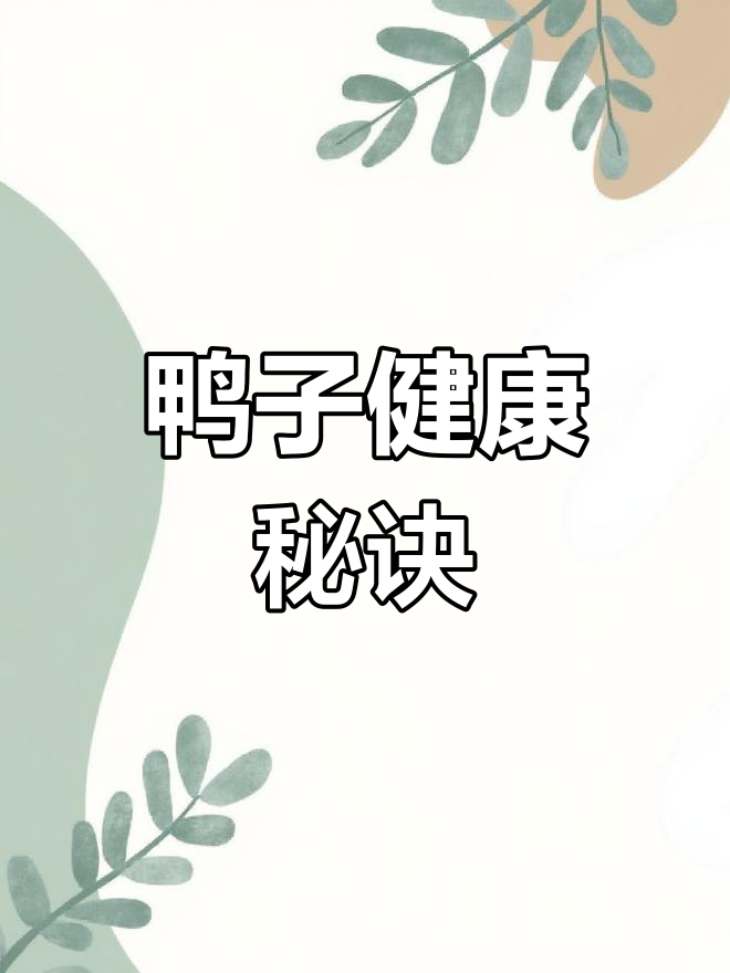 番鸭病毒防治,生态养鸡关键技巧