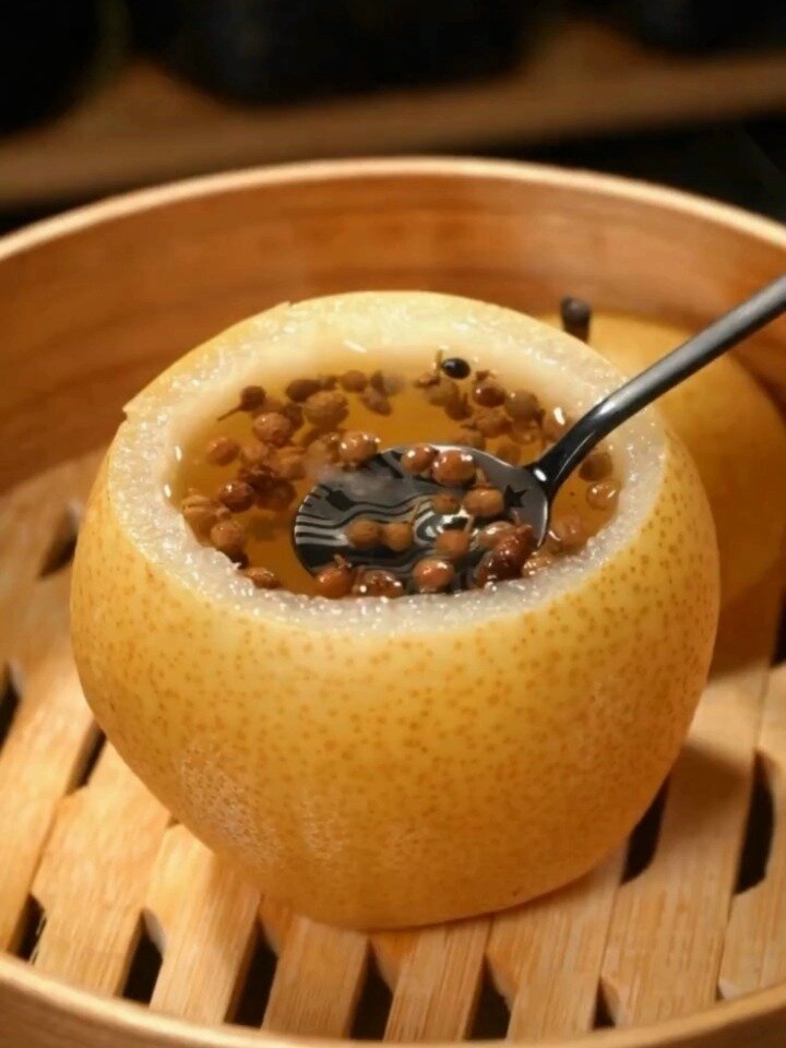 儿童食疗|花椒蒸梨水