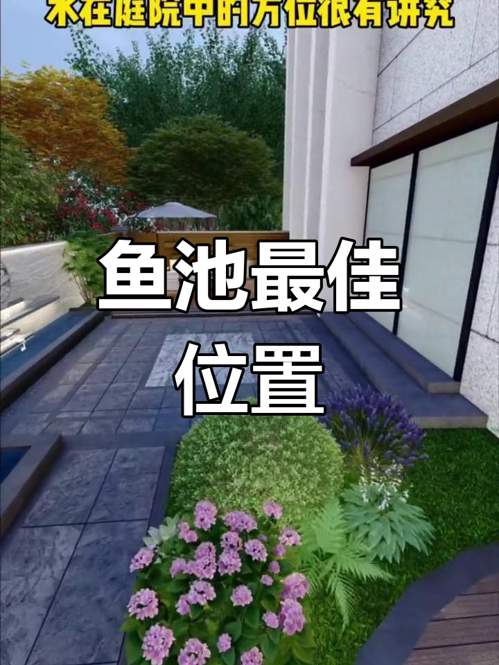 庭院鱼池风水方位解析