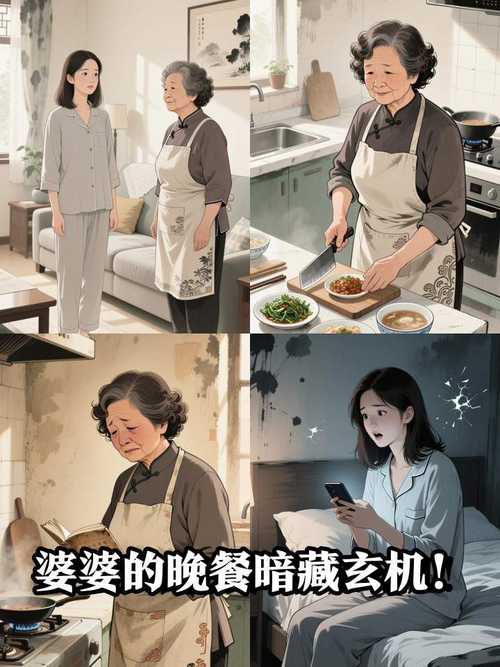 婆婆每晚做四菜一汤，儿媳偷拍发朋友圈后全家炸了！