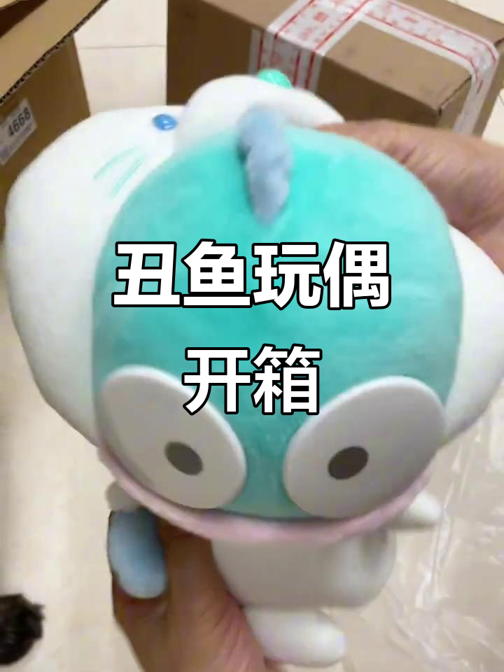 惊喜开箱!捕获超萌三丽鸥丑鱼玩偶,手感超赞