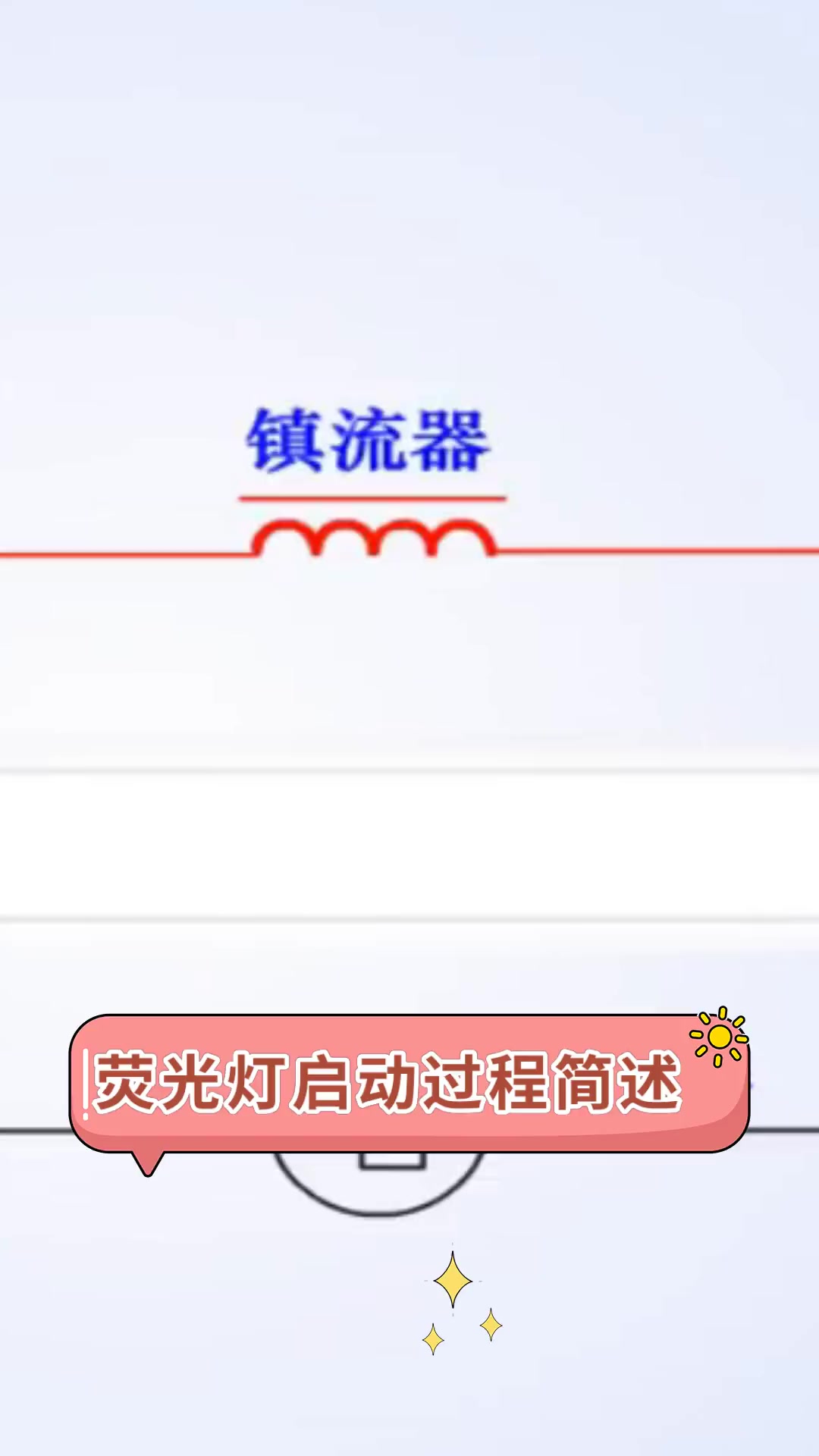 荧光灯启动过程简述